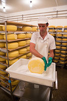 The next morning, the fresh wheels are rubbed in dry salt